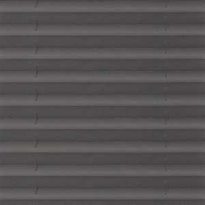 Jaluzea plisată simplă semitransparentă TOSCA 1-7161, accesorii albe/ maro/ gri antracit, țesătură gri